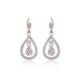 Designer Earrings with Certified Diamonds in 18k Yellow Gold - NK0414PER
